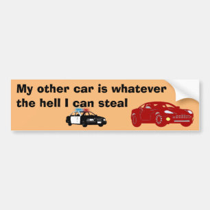 Adesivo Para Carro Meu Outro Carro