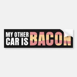 Adesivo Para Carro Meu outro carro é bacon