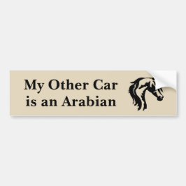 Adesivo Para Carro Meu outro carro é um Arabian
