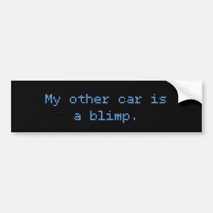 Adesivo Para Carro Meu Outro Carro É Um Blimp