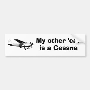 Adesivo Para Carro Meu outro "carro" é um Cessna