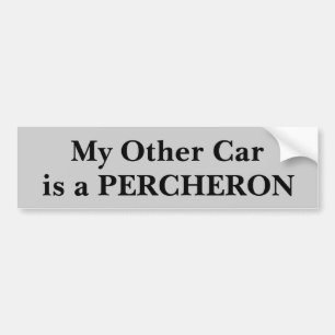 Adesivo Para Carro Meu outro carro é um Percheron