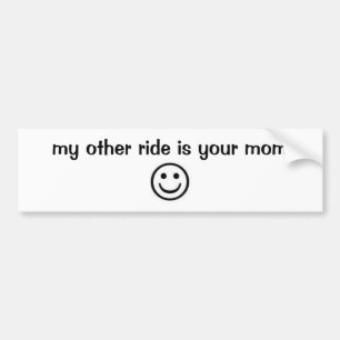 Adesivo Para Carro meu outro passeio é sua mamã