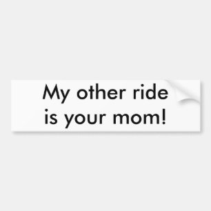 Adesivo Para Carro Meu outro passeio é sua mamã!
