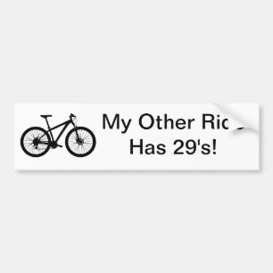 ADESIVO PARA CARRO MEU OUTRO PASSEIO TEM 29' MOUNTAIN BIKE DE S