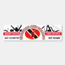 Adesivo Para Carro Meu País, Minha Casa - Trinidad e Tobago