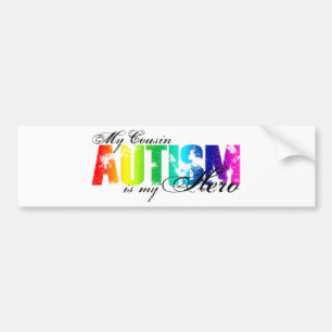 Adesivo Para Carro Meu primo meu herói - autismo