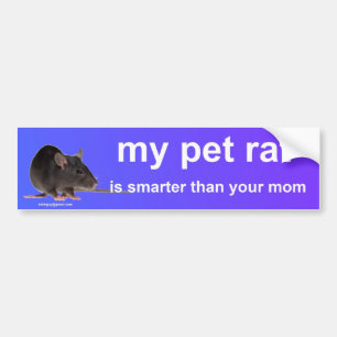Adesivo Para Carro meu rato do animal de estimação