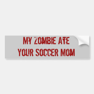 Adesivo Para Carro Meu zombi comeu sua mamã do futebol