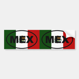 Adesivo Para Carro México - MEX - euro- estilo