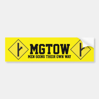 Adesivo Para Carro MGTOW - Homens que vão sua própria maneira