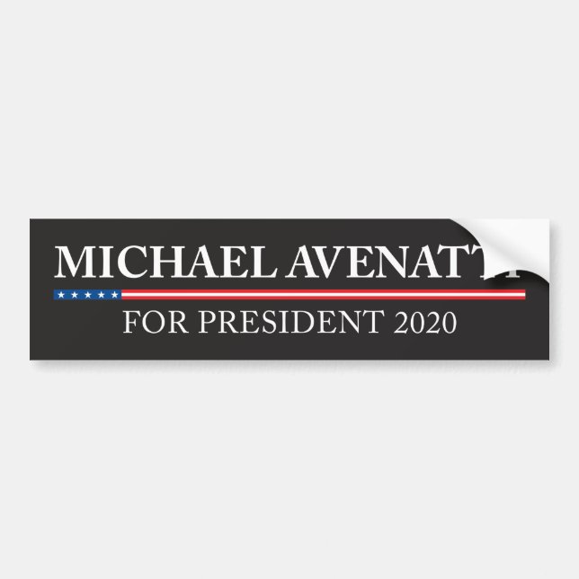 Adesivo Para Carro Michael Avenatti para o presidente autocolante no (Frente)