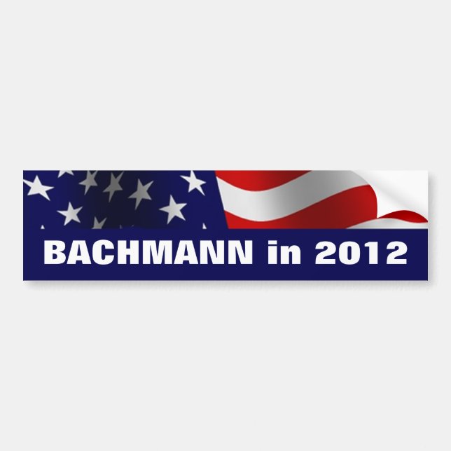 Adesivo Para Carro Michele Bachmann em 2012 (Frente)