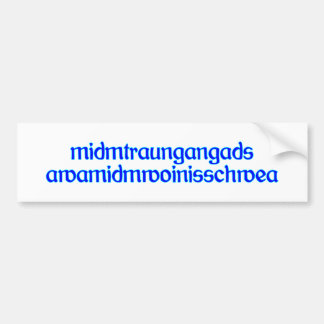 Adesivo Para Carro midm traun gangads awa midm woin is schwea