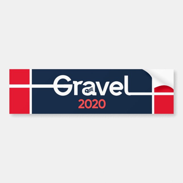 Adesivo Para Carro Mike Gravel 2020 (Frente)