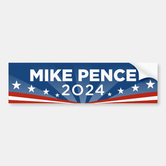 Adesivo Para Carro Mike Pence 2024 (Frente)