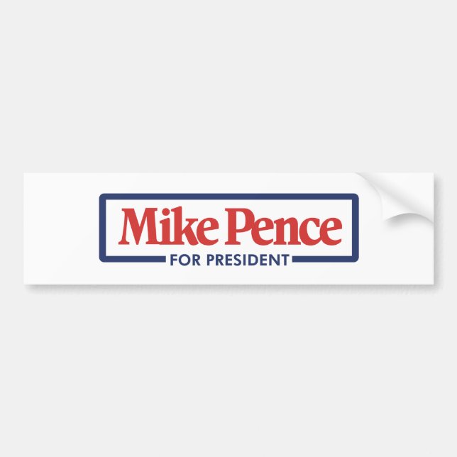 Adesivo Para Carro Mike Pence para o Presidente 2024 (Frente)