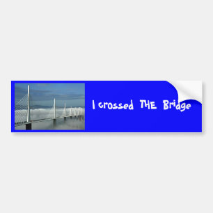 Adesivo Para Carro Millau-Ponte, eu cruzei a ponte