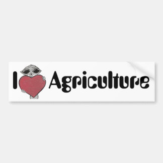 Adesivo Para Carro Mim alienígena da agricultura do amor do coração
