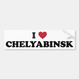 Adesivo Para Carro Mim coração Chelyabinsk Rússia