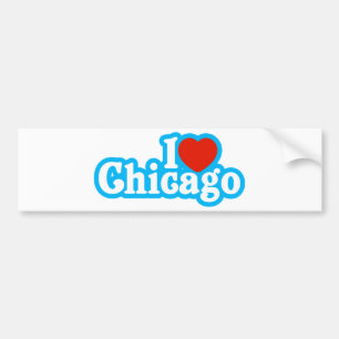 Adesivo Para Carro Mim coração Chicago