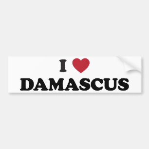 Adesivo Para Carro Mim coração Damasco Syria