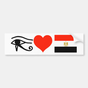 Adesivo Para Carro Mim coração Egipto