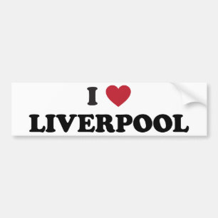 Adesivo Para Carro Mim coração Liverpool Inglaterra