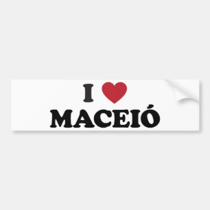 Adesivo Para Carro Mim coração Maceió Brasil