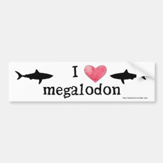 Adesivo Para Carro Mim coração Megalodon