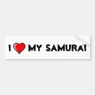Adesivo Para Carro Mim coração meu samurai