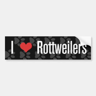 Adesivo Para Carro Mim (coração) Rottweilers