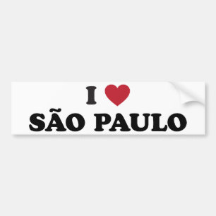 Adesivo Para Carro Mim coração Sao Paulo Brasil