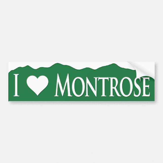 Adesivo Para Carro Mim <heart> Montrose (Frente)