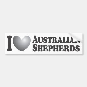 Adesivo Para Carro Mim pastores australianos do coração - autocolan