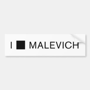 ADESIVO PARA CARRO MIM [QUADRADO] MALEVICH