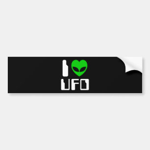 Adesivo Para Carro Mim UFO estrangeiro do coração