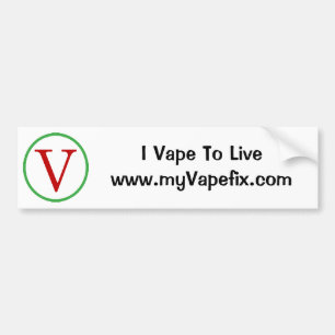Adesivo Para Carro Mim Vape a viver