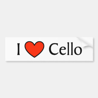 Adesivo Para Carro Mim violoncelo do coração