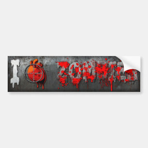 Adesivo Para Carro Mim zombis do coração