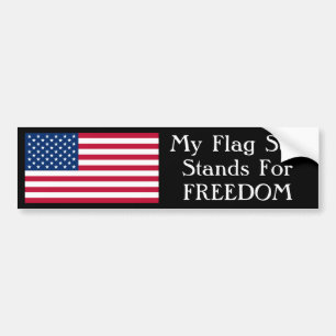 Adesivo Para Carro Minha bandeira ainda representa a liberdade