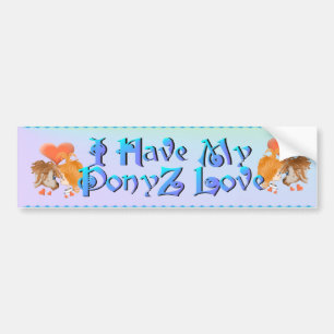 Adesivo Para Carro Minha etiqueta de Bumpter do amor de PonyZ