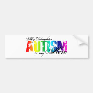 Adesivo Para Carro Minha filha meu herói - autismo