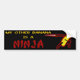 Adesivo Para Carro Minha outra banana é um Ninja
