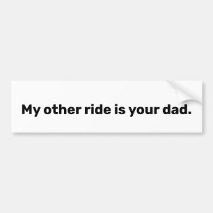 Adesivo Para Carro Minha outra viagem é seu Pai