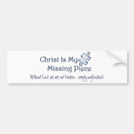 Adesivo Para Carro Minha parte faltante religiosa