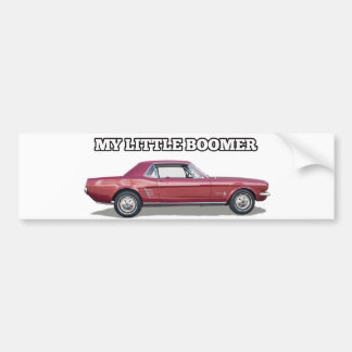 Adesivo Para Carro Minha Pequena Boomer Bumper Sticker