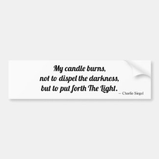 Adesivo Para Carro Minha Vela Queima...Adesivo de para-choque