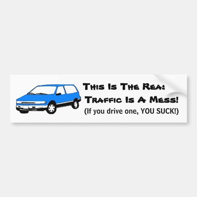 Adesivo Para Carro Mini autocolante no vidro traseiro de Van (Frente)