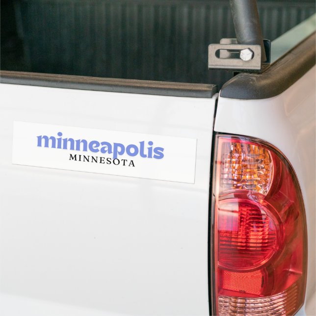 Adesivo Para Carro Minneapolis Minnesota (No caminhão)